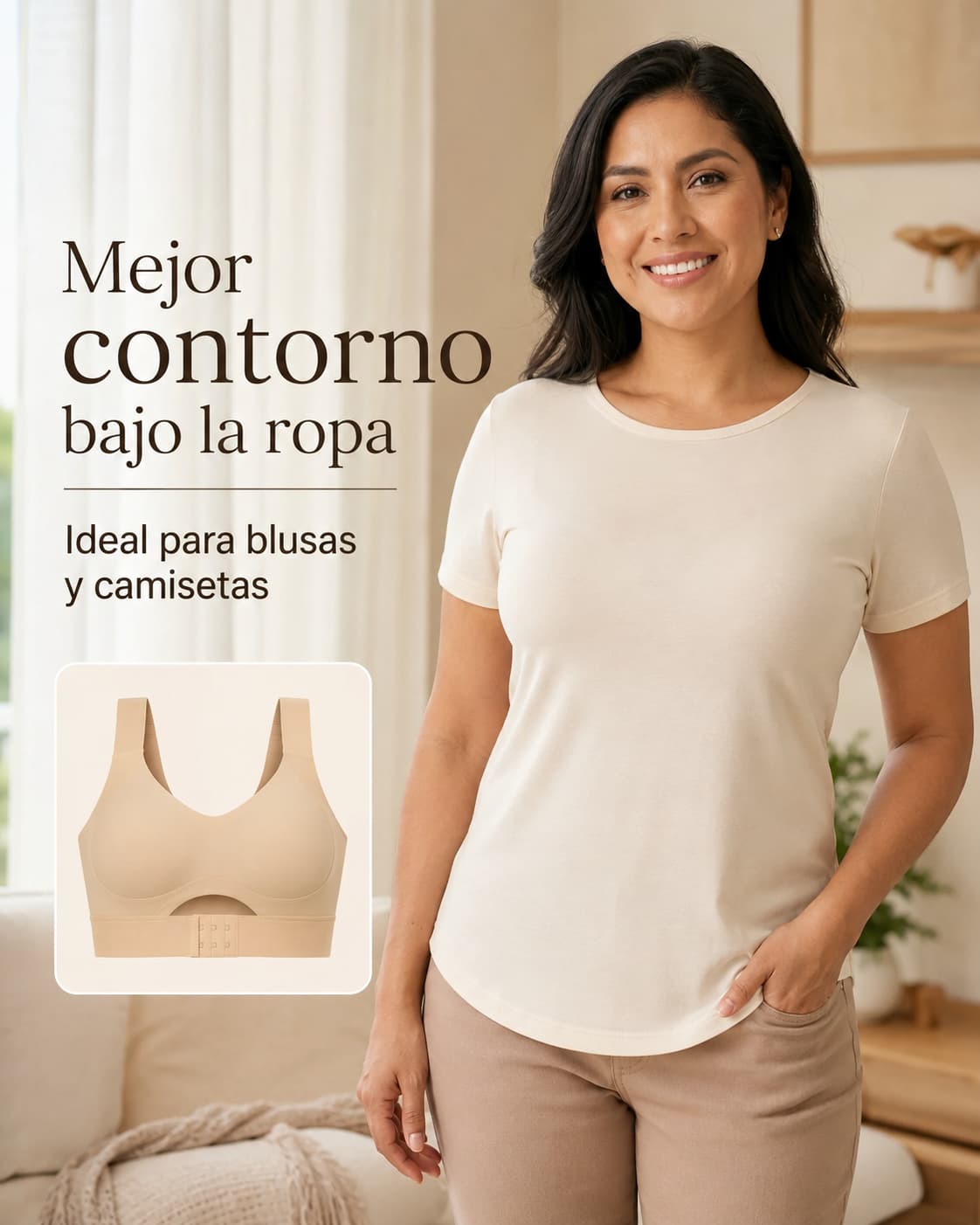 Brasier levanta busto soporte corporal