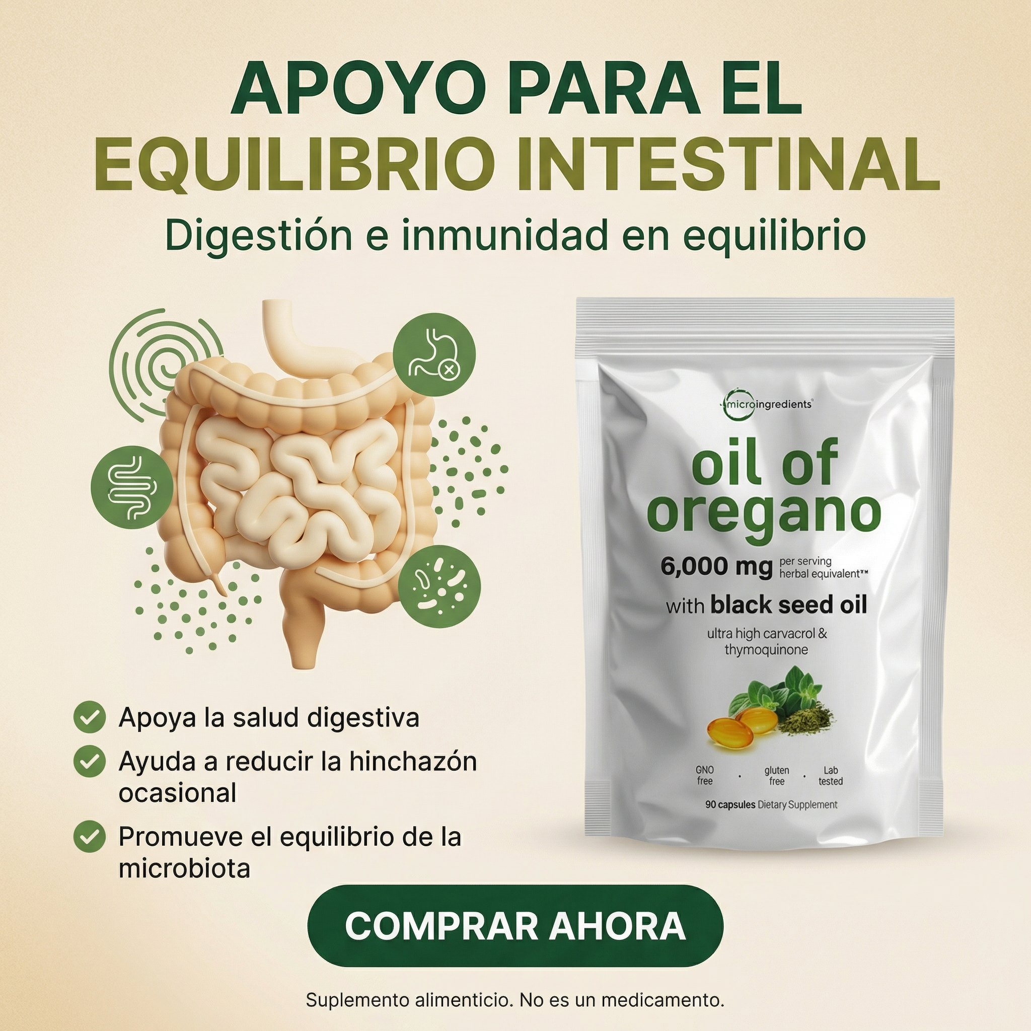 Suplemento de Aceite de Orégano puro