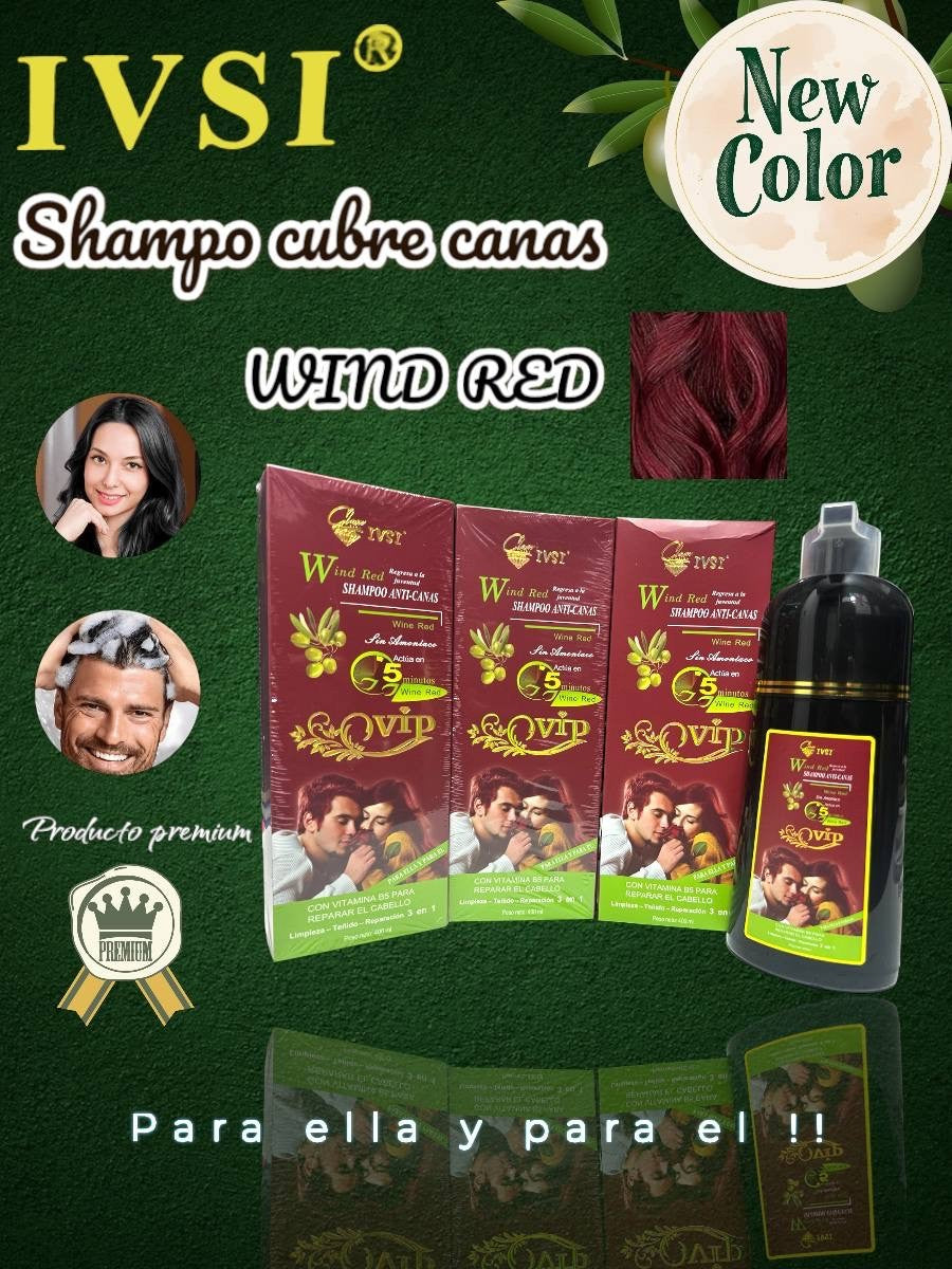 Shampo cubre canas
